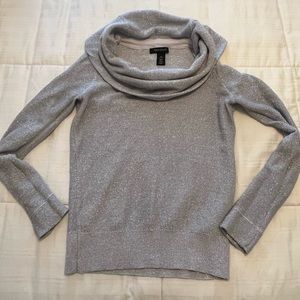 White House Black Market sparkly cowl neck sweater. Size XS.